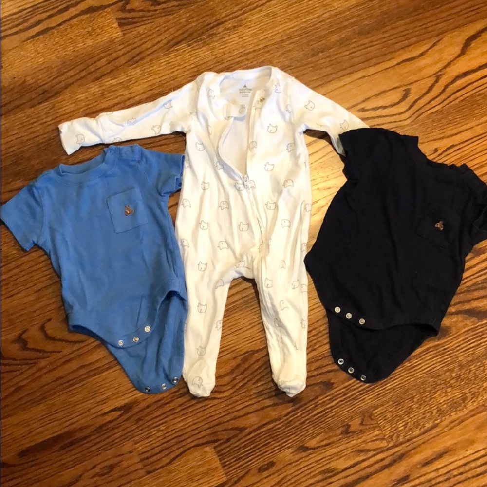 Gap baby boy pajamas NWOT & onesies 3-6